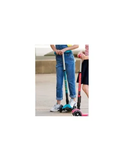 Micro Mobility Trottinette Maxi Micro Deluxe Pliable LED Vert -