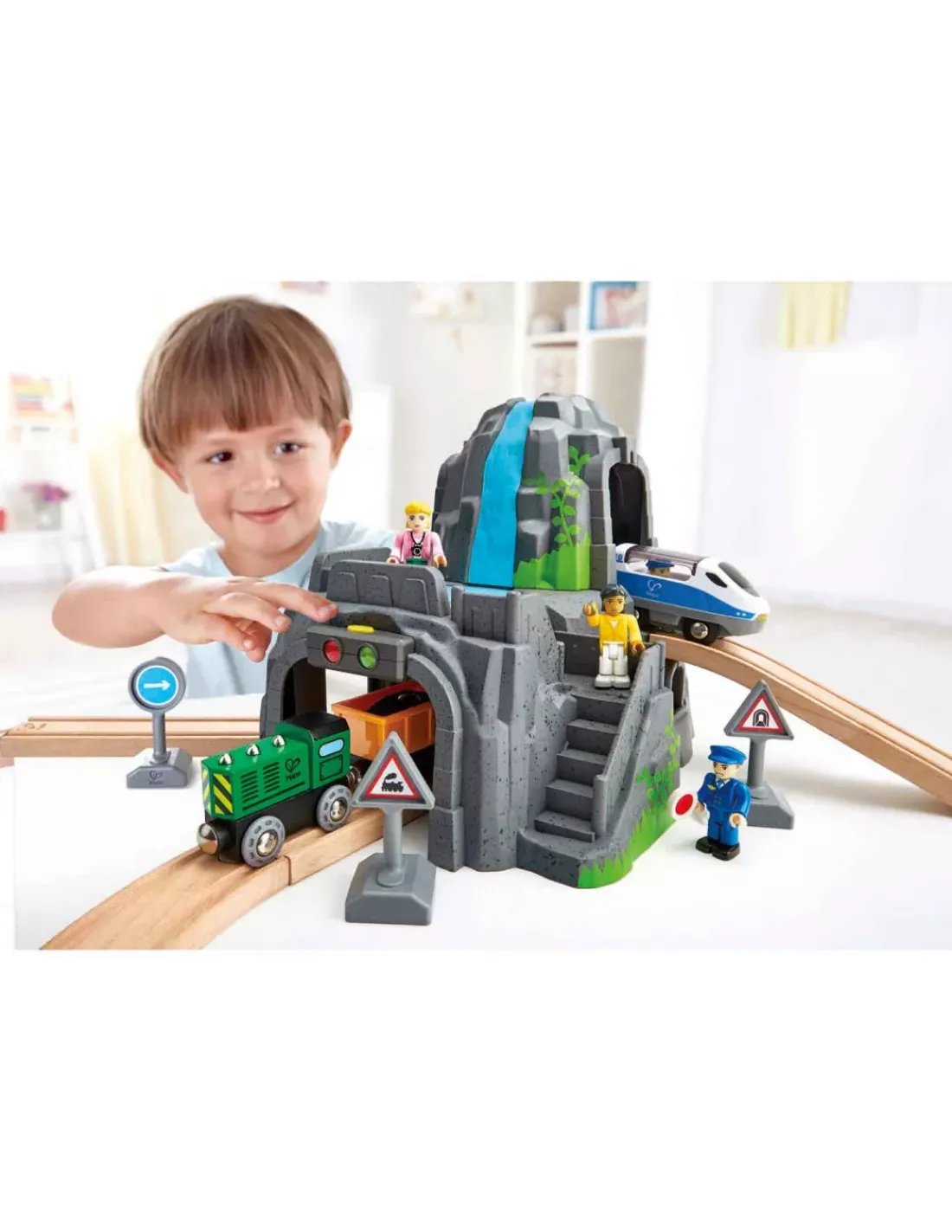 Hape Toys Tunnel de la montagne avec sons et lumière - Hape