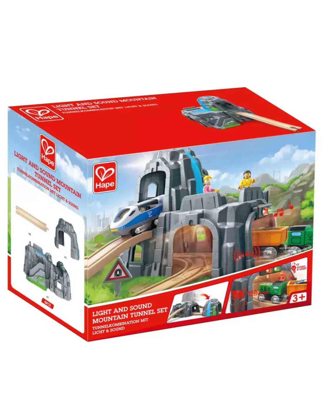 Hape Toys Tunnel de la montagne avec sons et lumière - Hape