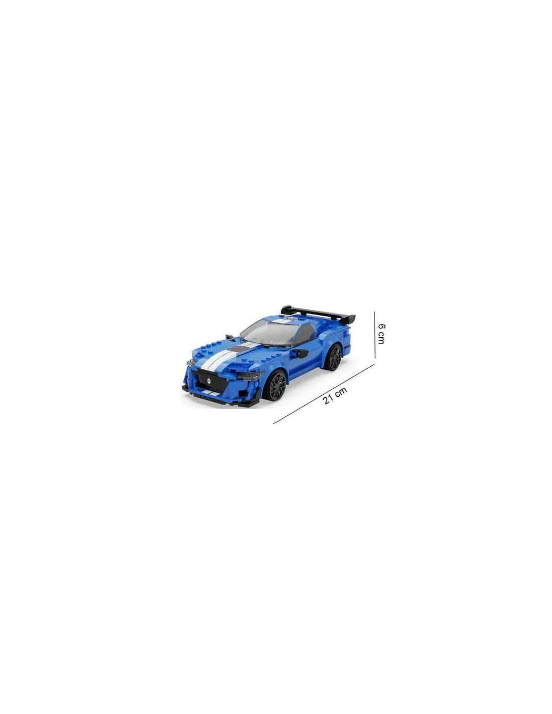 CaDA Bricks Voiture de course Bleu 325 pièces - CaDA