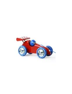 Vilac Voiture de course rouge et bleue -