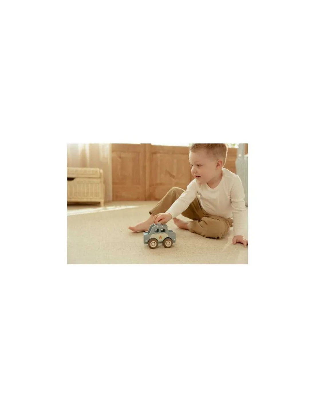 Little Dutch Voiture de police en bois -