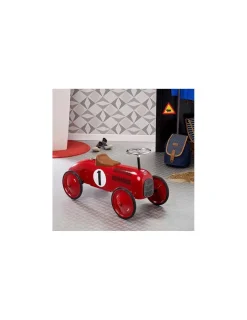 Enfant Vilac Voiture porteur métal rouge -