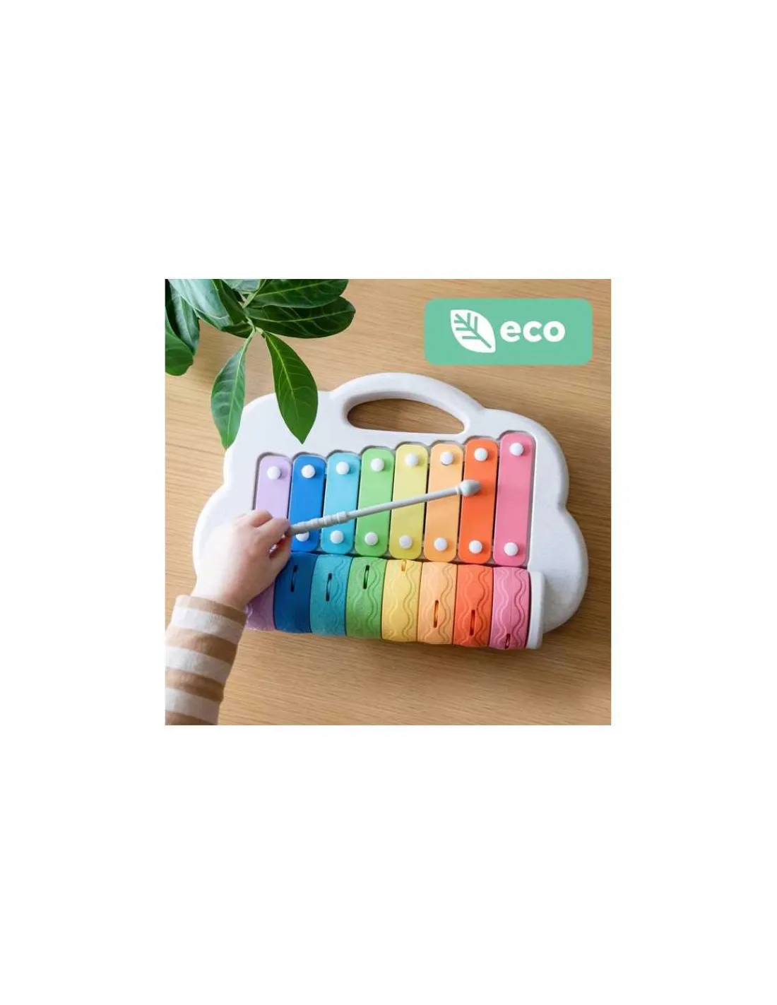 Tiger Tribe Xylophone à rouleaux arc en ciel -