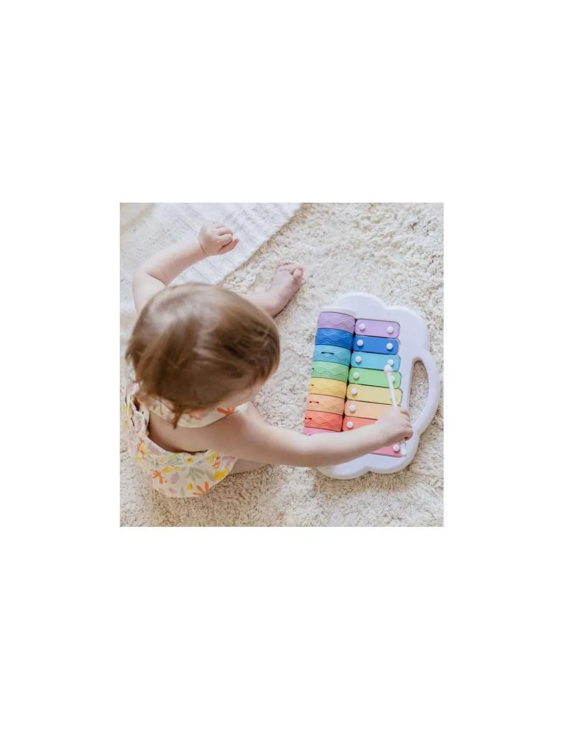 Tiger Tribe Xylophone à rouleaux arc en ciel -